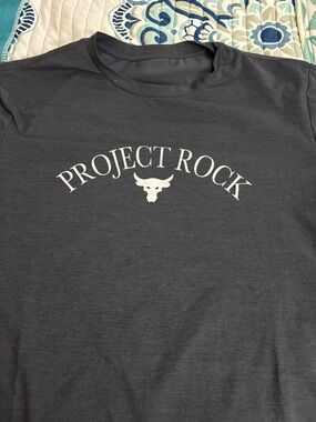 Men's Rock Logo T‑Shirt - Charcoal